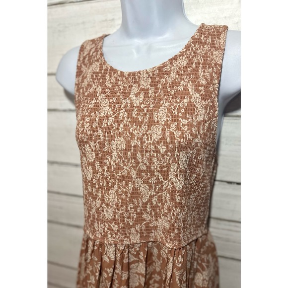 Matilda Jane Just Imagine Lauren Floral Smocked Midi Racerback Dress M - Picture 2 of 3